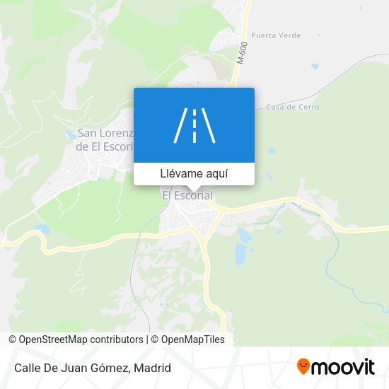 Mapa Calle De Juan Gómez