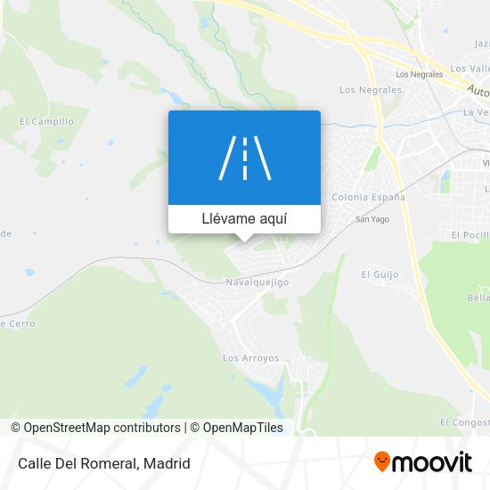 Mapa Calle Del Romeral
