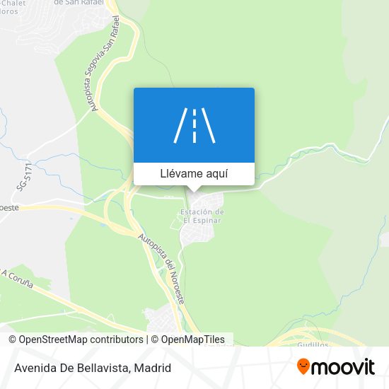 Mapa Avenida De Bellavista