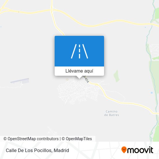 Mapa Calle De Los Pocillos