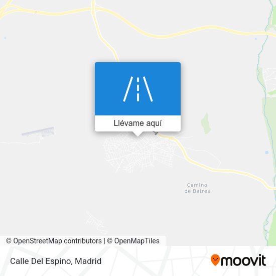 Mapa Calle Del Espino