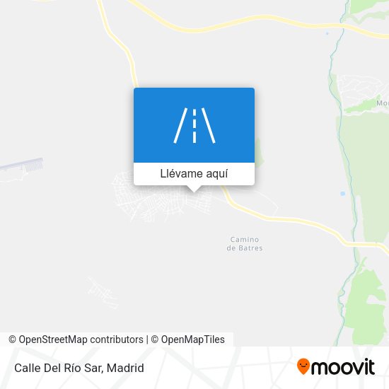 Mapa Calle Del Río Sar