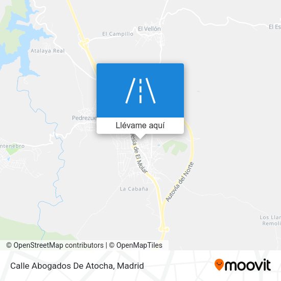 Mapa Calle Abogados De Atocha