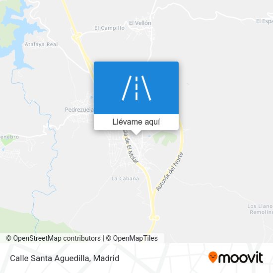 Mapa Calle Santa Aguedilla