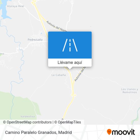 Mapa Camino Paralelo Granados