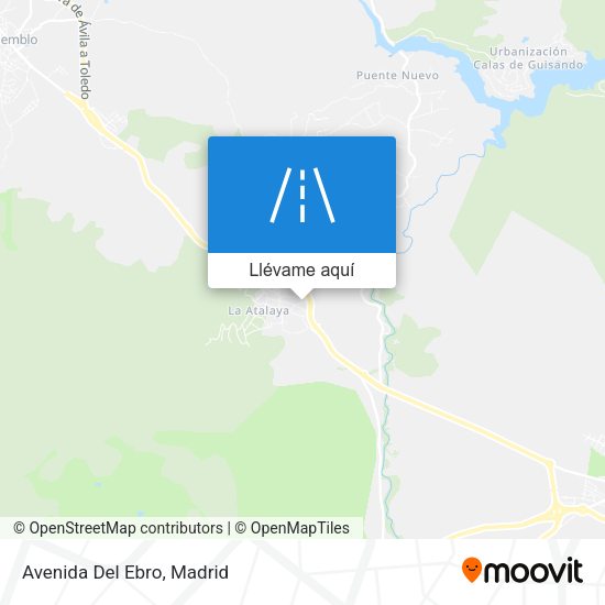 Mapa Avenida Del Ebro