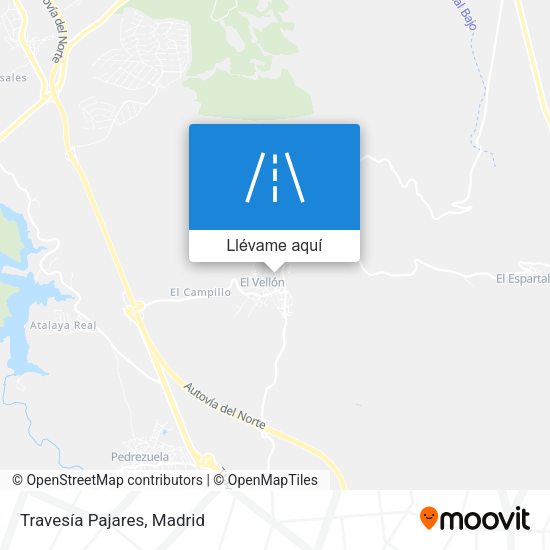 Mapa Travesía Pajares