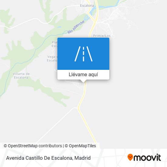 Mapa Avenida Castillo De Escalona