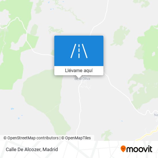 Mapa Calle De Alcozer