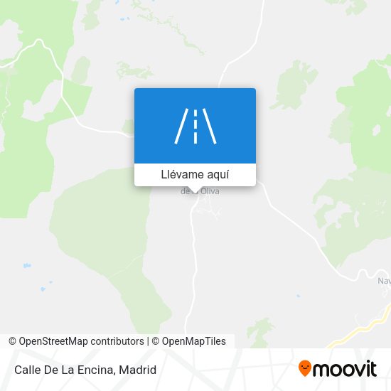 Mapa Calle De La Encina