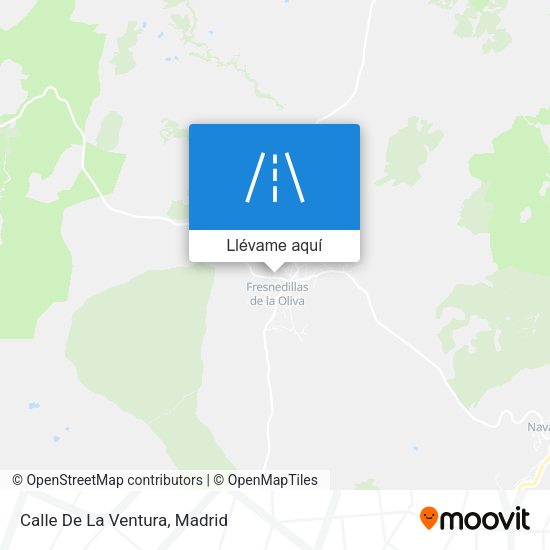 Mapa Calle De La Ventura