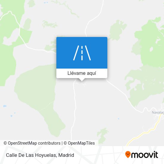 Mapa Calle De Las Hoyuelas