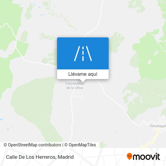 Mapa Calle De Los Herreros