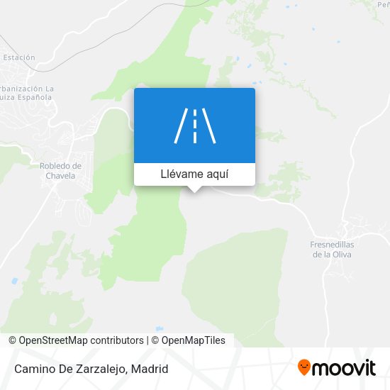 Mapa Camino De Zarzalejo