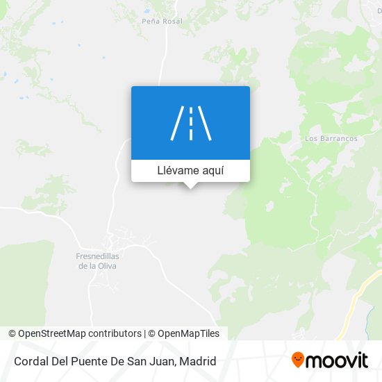 Mapa Cordal Del Puente De San Juan