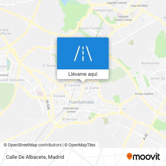 Mapa Calle De Albacete