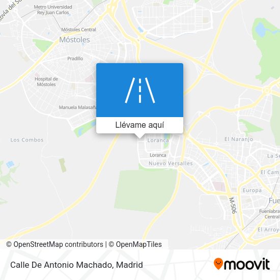 Mapa Calle De Antonio Machado