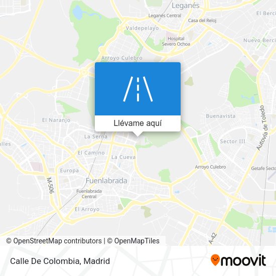 Mapa Calle De Colombia
