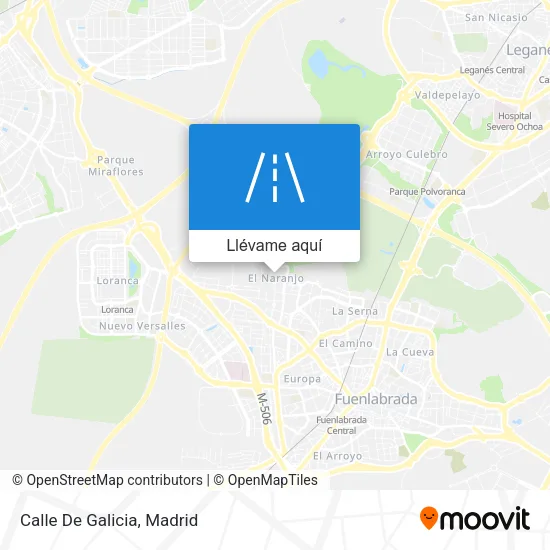 Mapa Calle De Galicia