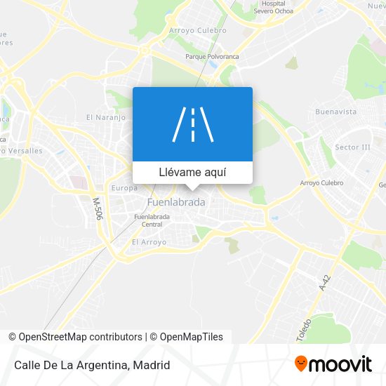 Mapa Calle De La Argentina