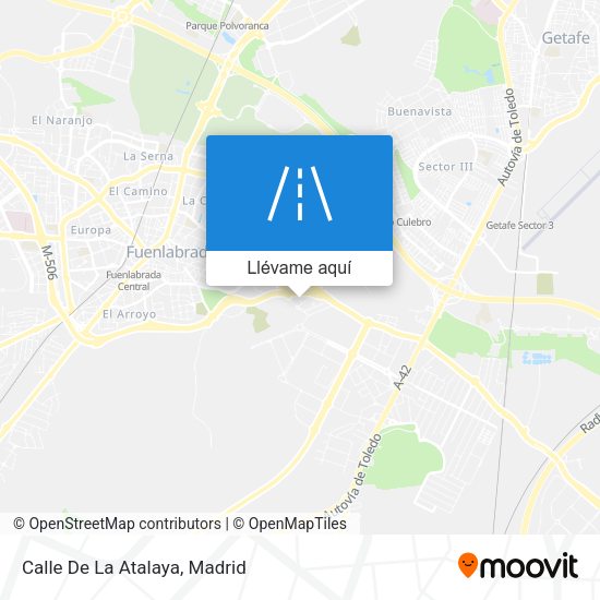 Mapa Calle De La Atalaya