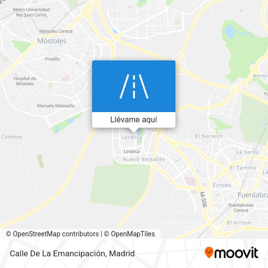 Mapa Calle De La Emancipación