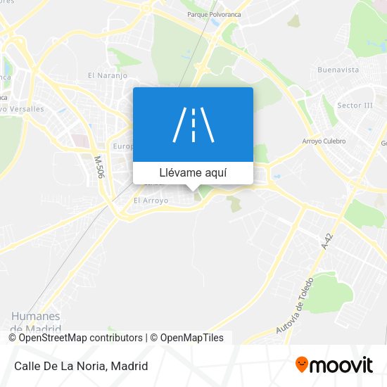 Mapa Calle De La Noria