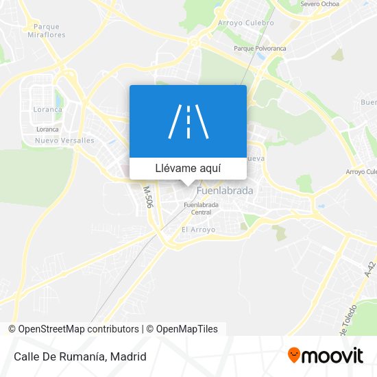 Mapa Calle De Rumanía