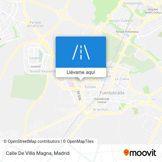Mapa Calle De Villa Magna
