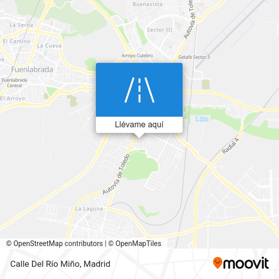Mapa Calle Del Río Miño