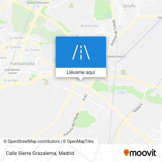 Mapa Calle Sierra Grazalema