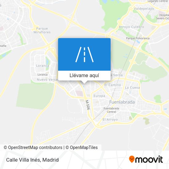 Mapa Calle Villa Inés