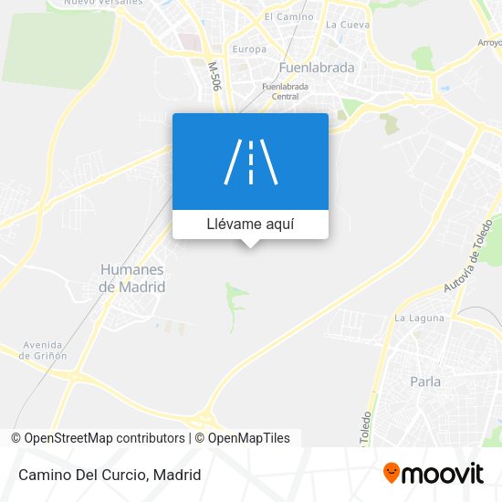 Mapa Camino Del Curcio