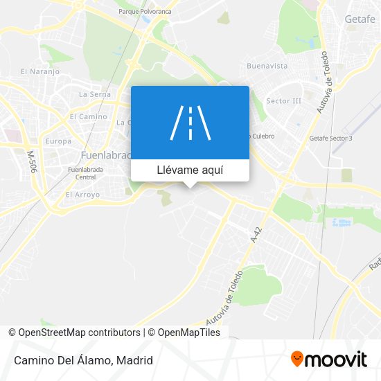 Mapa Camino Del Álamo