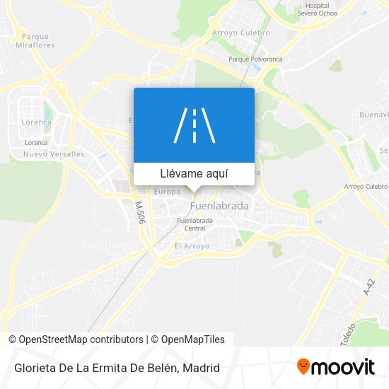 Mapa Glorieta De La Ermita De Belén