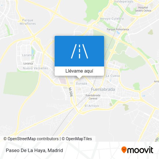 Mapa Paseo De La Haya