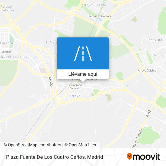 Mapa Plaza Fuente De Los Cuatro Caños