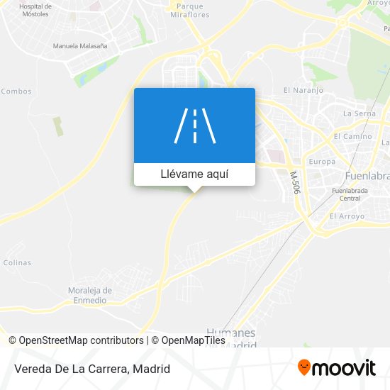 Mapa Vereda De La Carrera