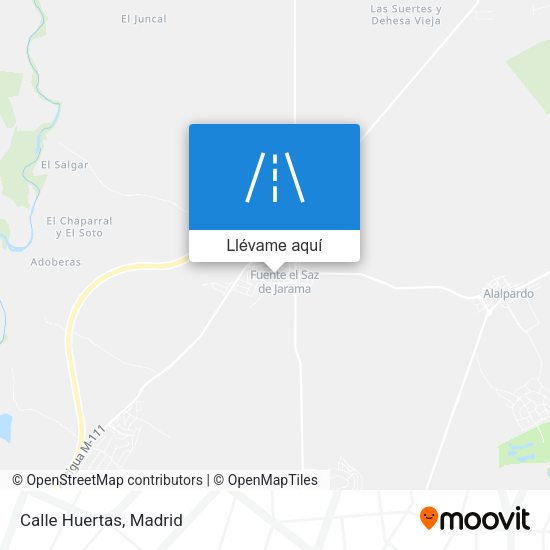Mapa Calle Huertas