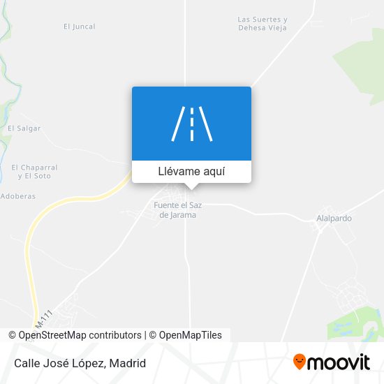 Mapa Calle José López