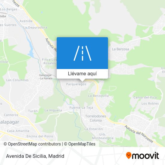 Mapa Avenida De Sicilia