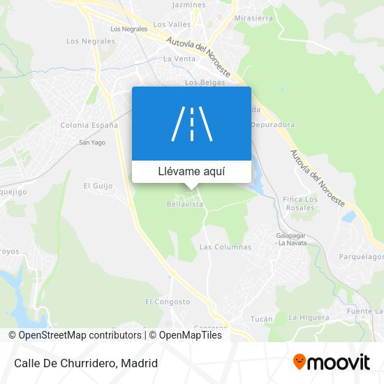 Mapa Calle De Churridero