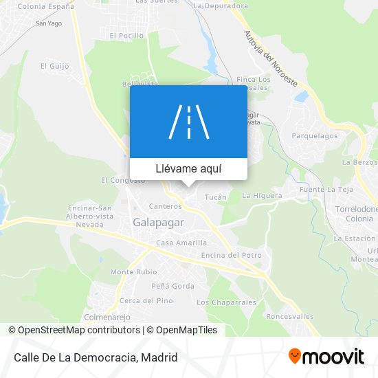 Mapa Calle De La Democracia