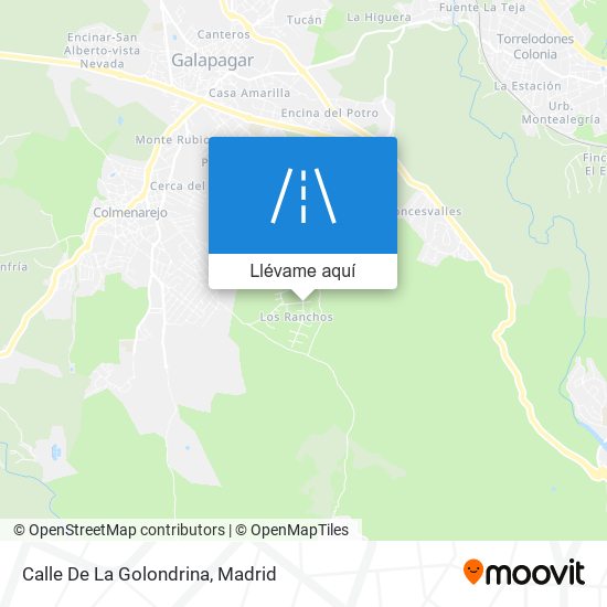 Mapa Calle De La Golondrina