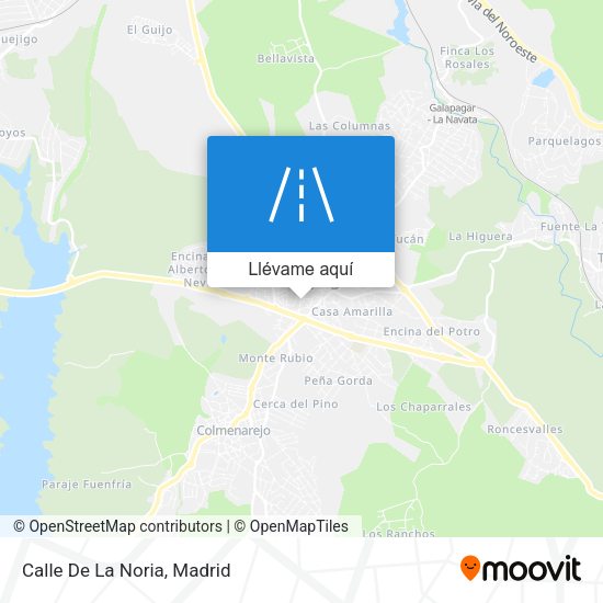 Mapa Calle De La Noria