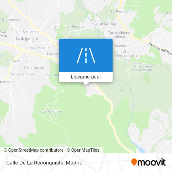 Mapa Calle De La Reconquista
