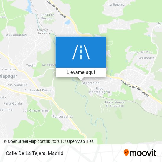 Mapa Calle De La Tejera