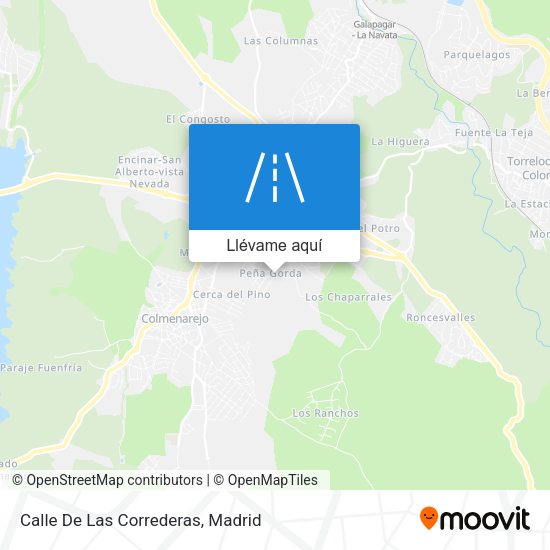 Mapa Calle De Las Correderas