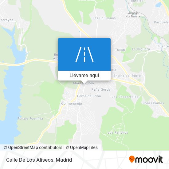 Mapa Calle De Los Alíseos