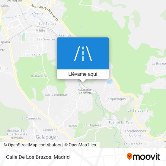 Mapa Calle De Los Brazos